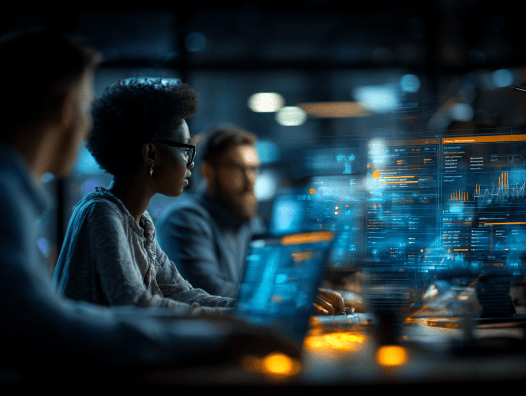 African business leaders reviewing Microsoft Dynamics 365 Business Central dashboards after outgrowing their legacy ERP system